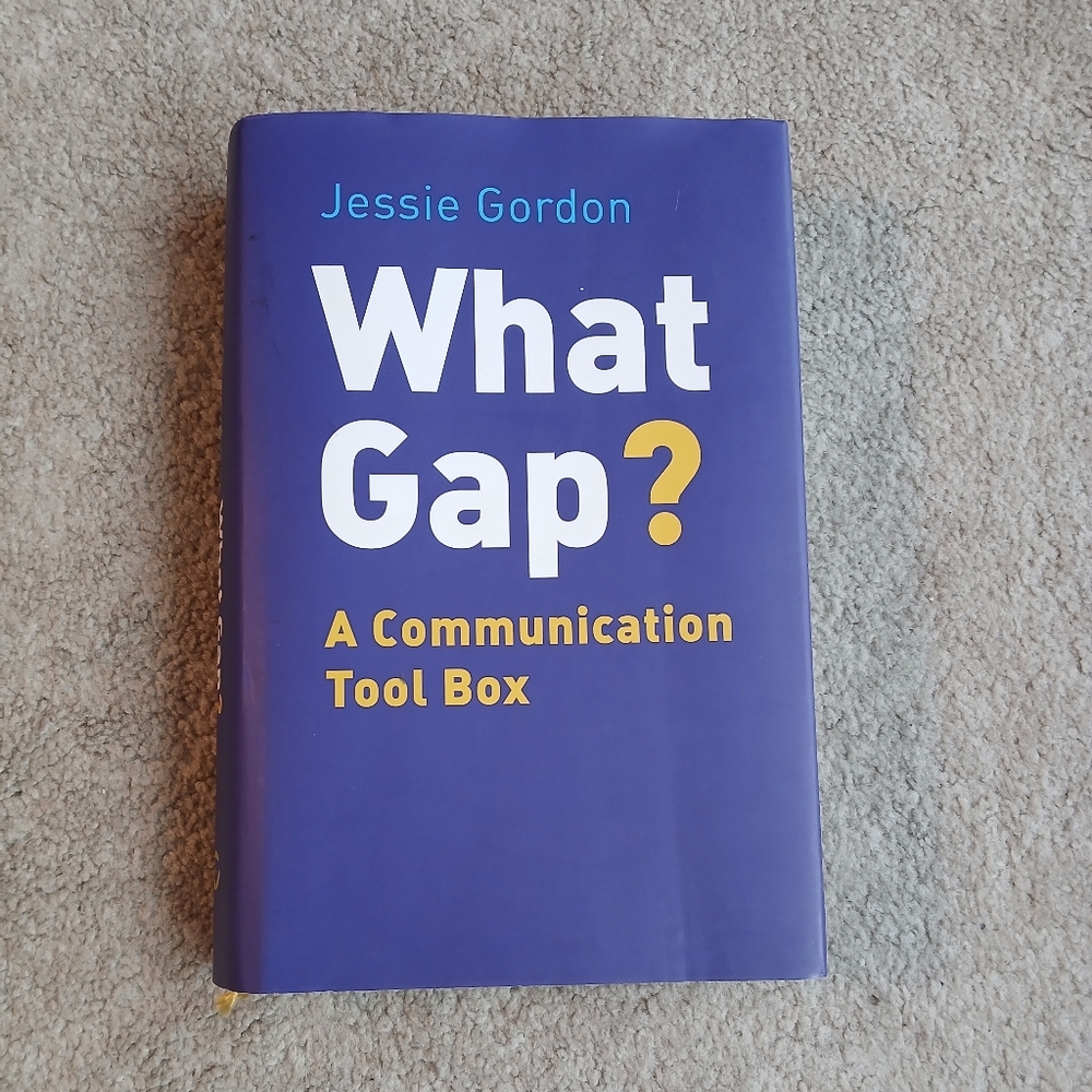 🤩2/$30 What Gap? By Jessie Gordon Hardcover Book